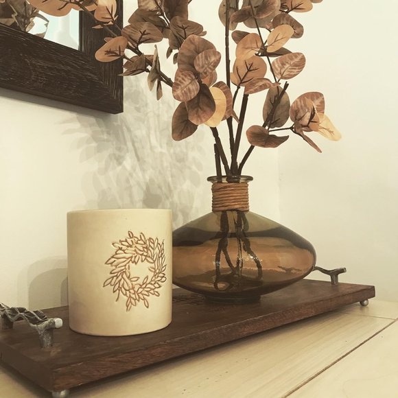 Handmade Recycled Glass Jar Vase - Picture 4 of 6